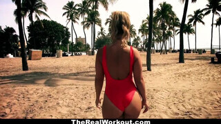 TheRealWorkout - A hatalmas seggű Kelsi keményen megdugva