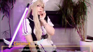 MollyRedWolf - Cosplayes lány kárót szop