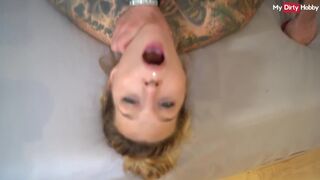 Durva német amatőr milf cumizza a méretes fasznak